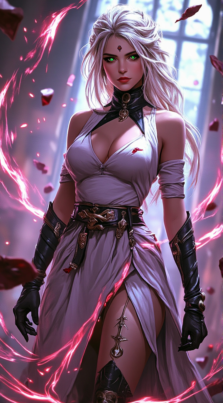 ai character: Nyxara Veyrith background