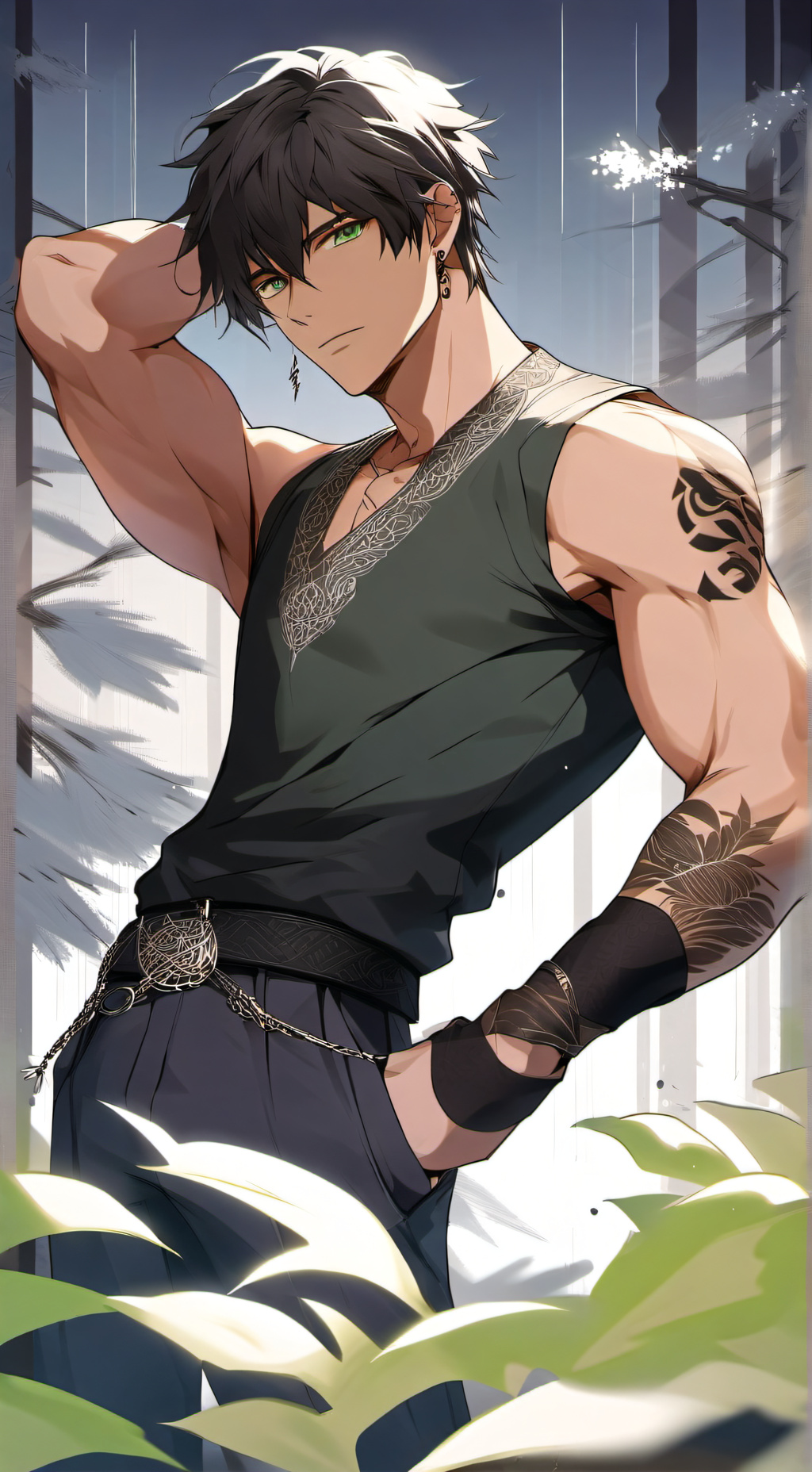 ai character: Kael background