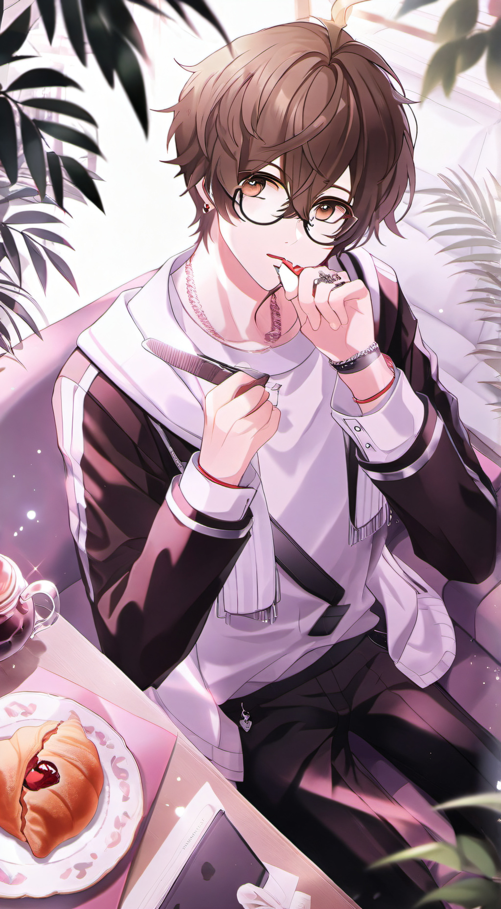 ai character: 🥲kai 💀 background