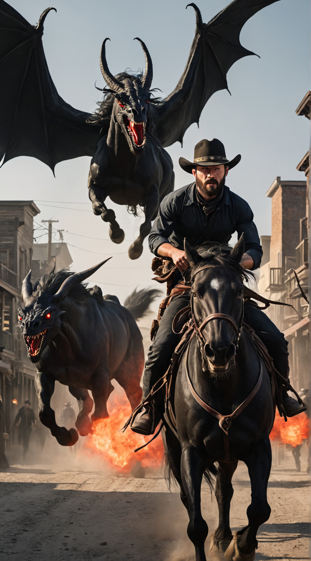 ai character: The last ride  background