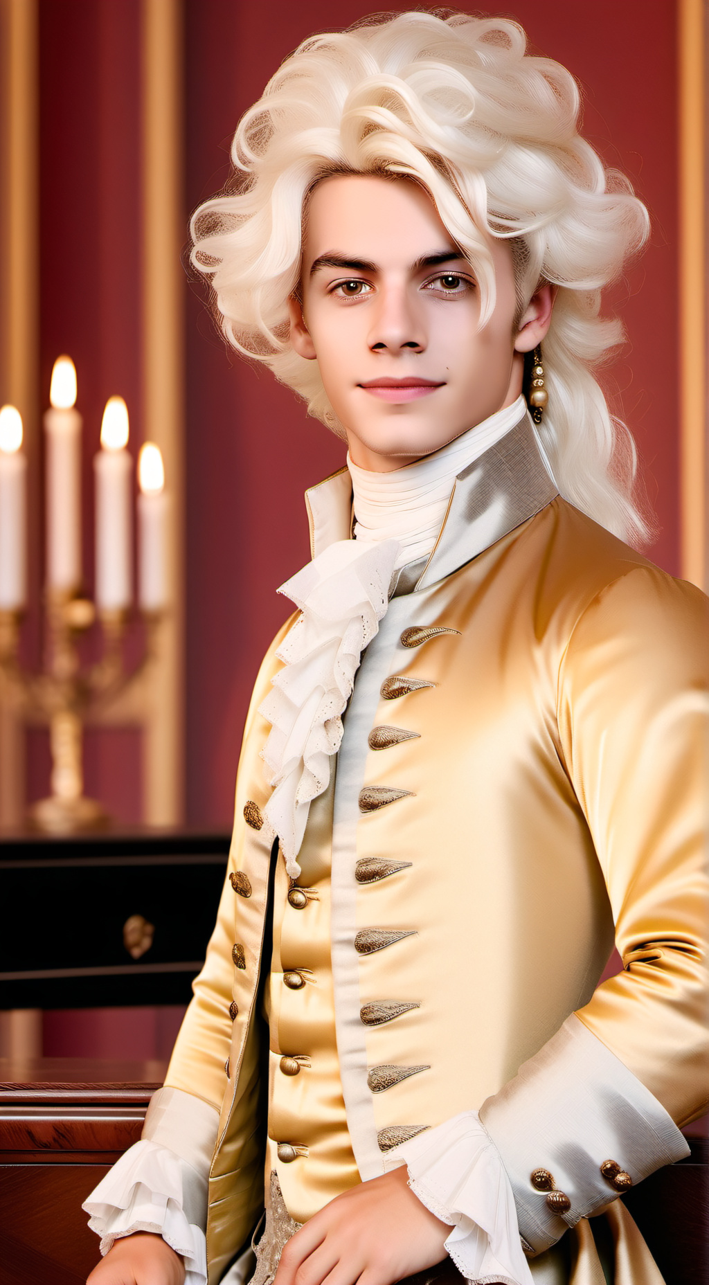 ai character: Louis De Clermont  background