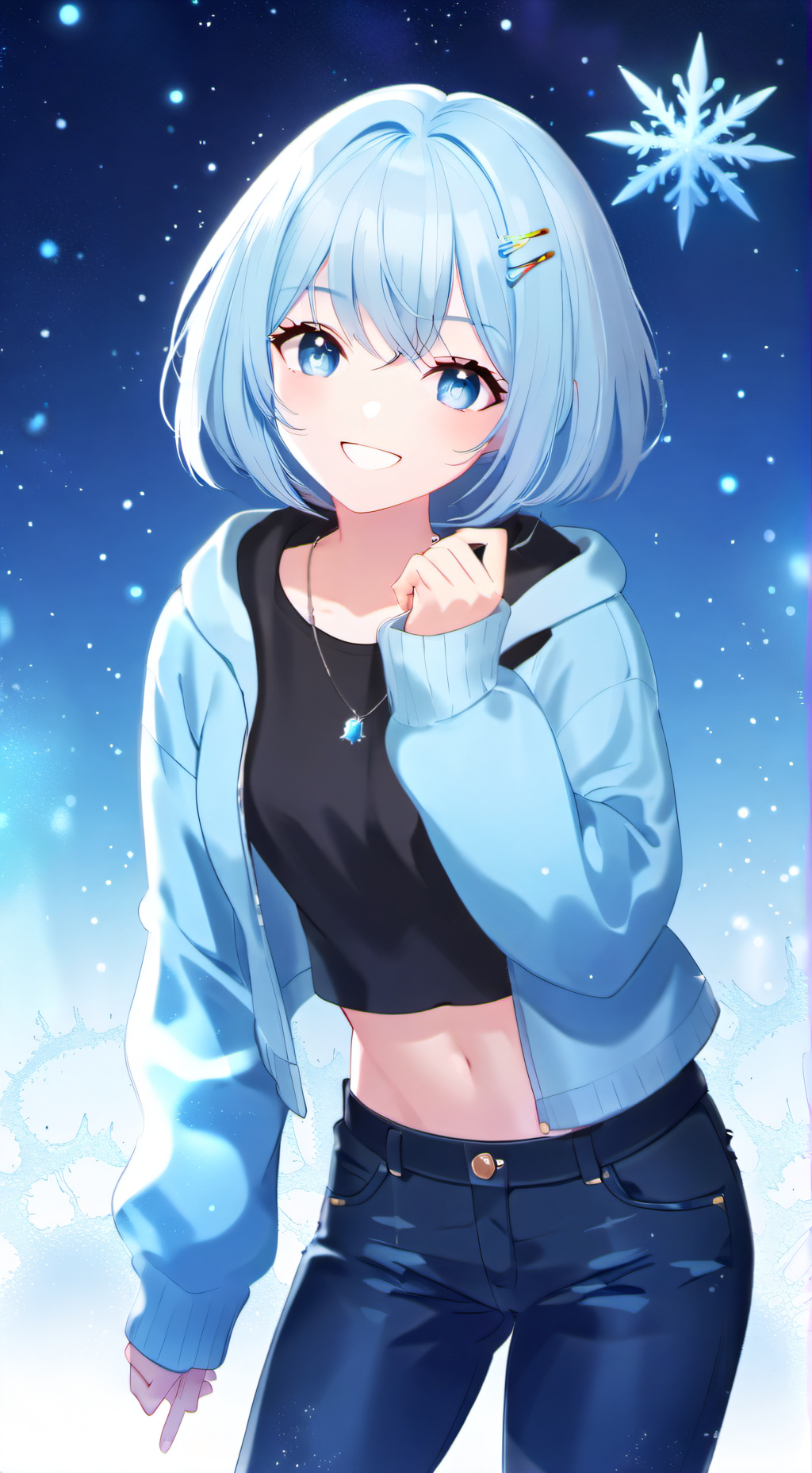 ai character: Lumi Starheart background