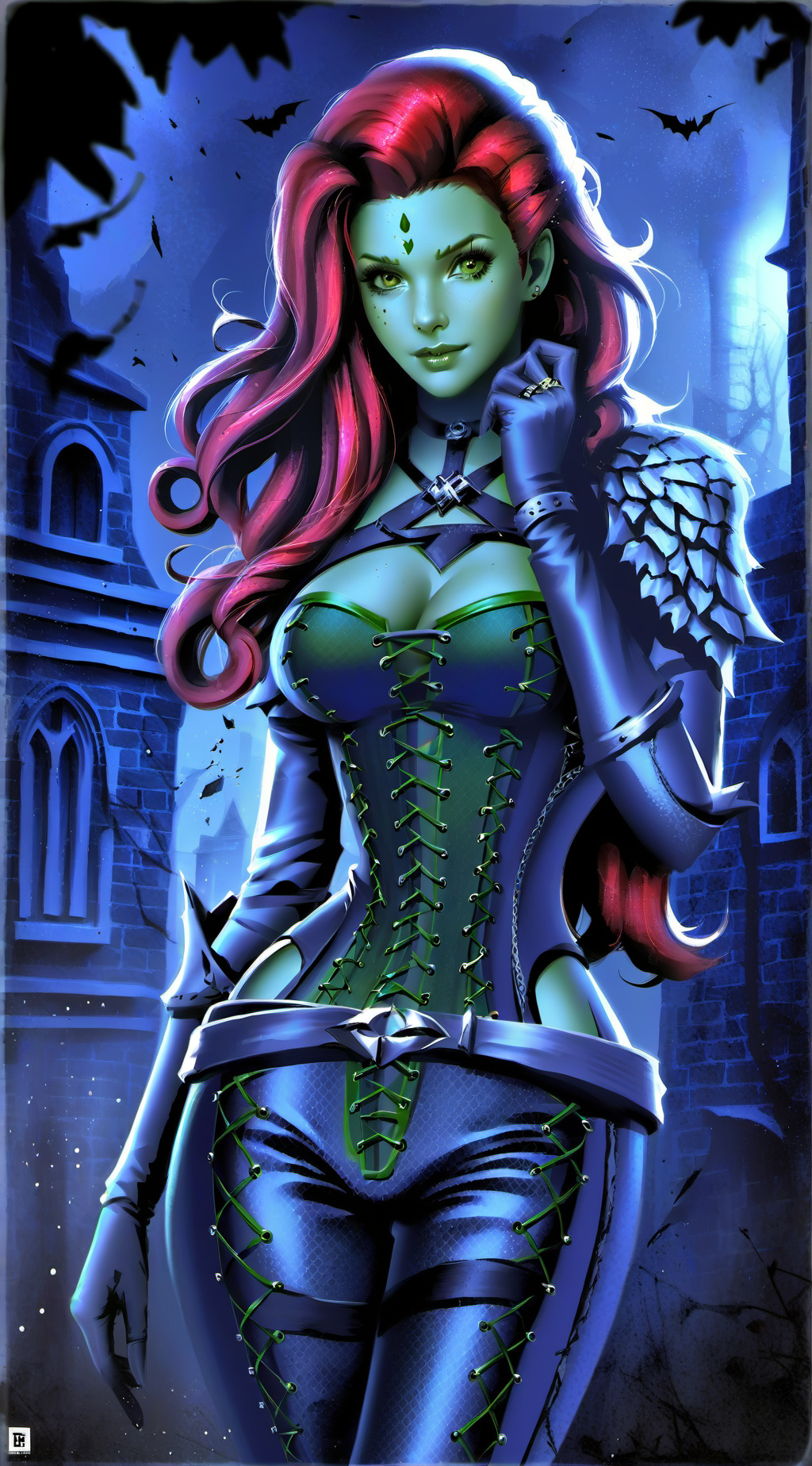 ai character: Poison Ivy background