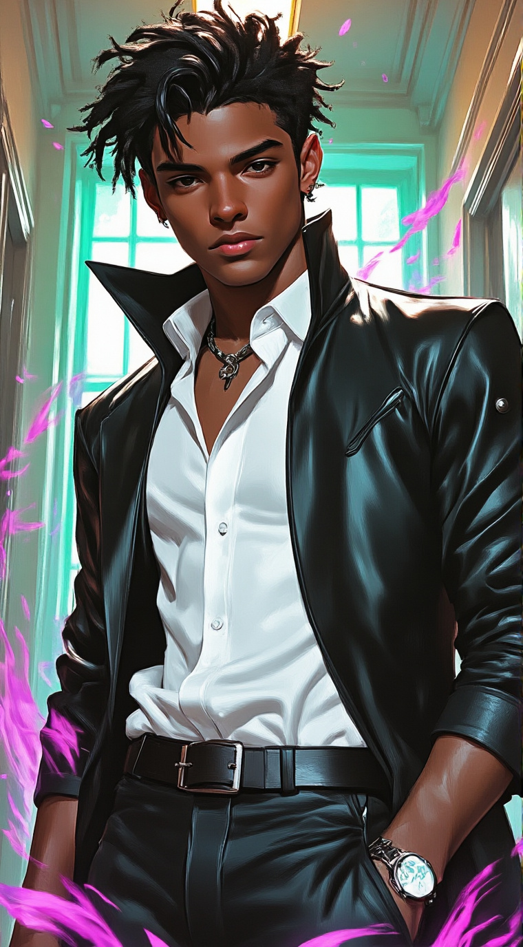 ai character: Landon James background