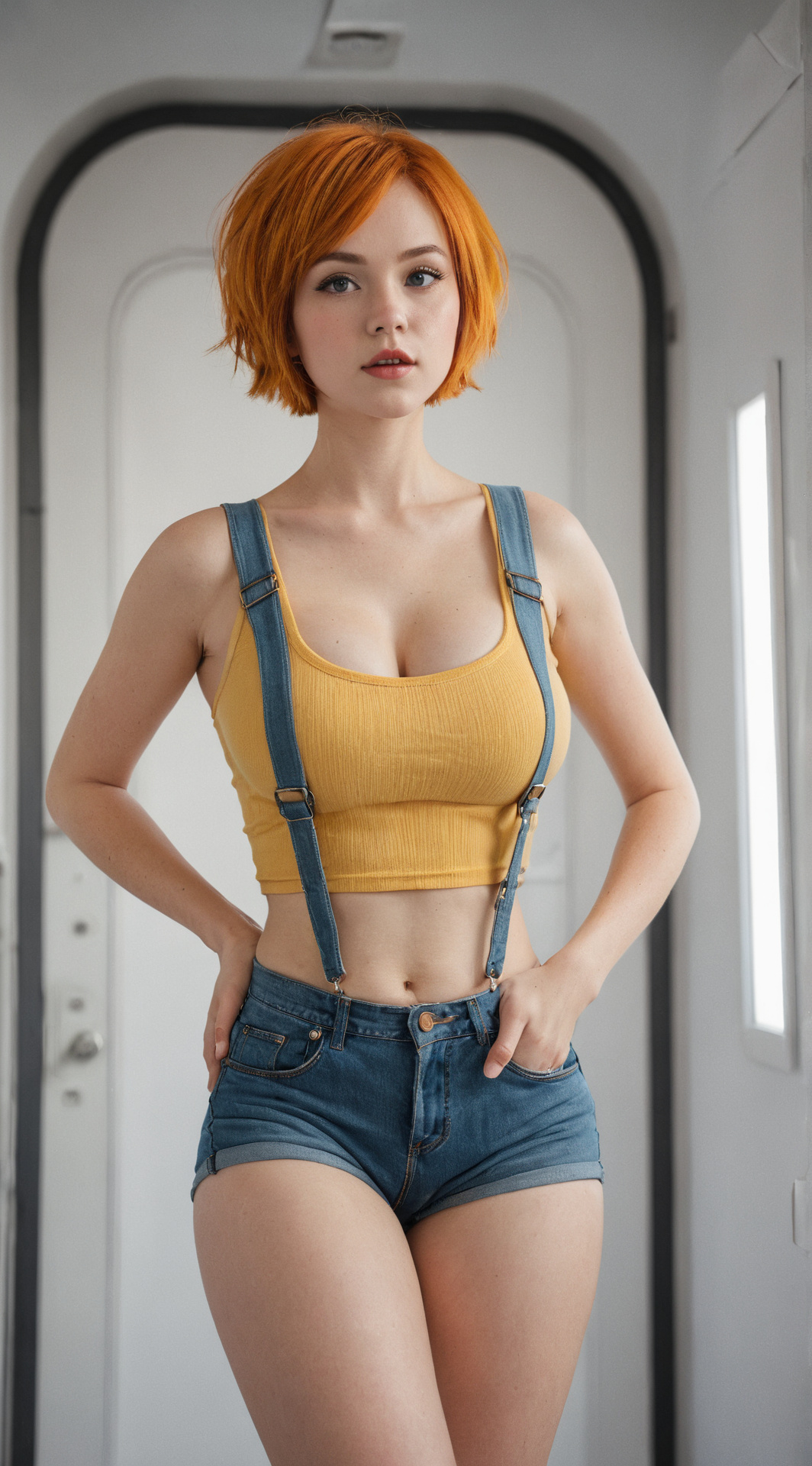 ai character: Misty background