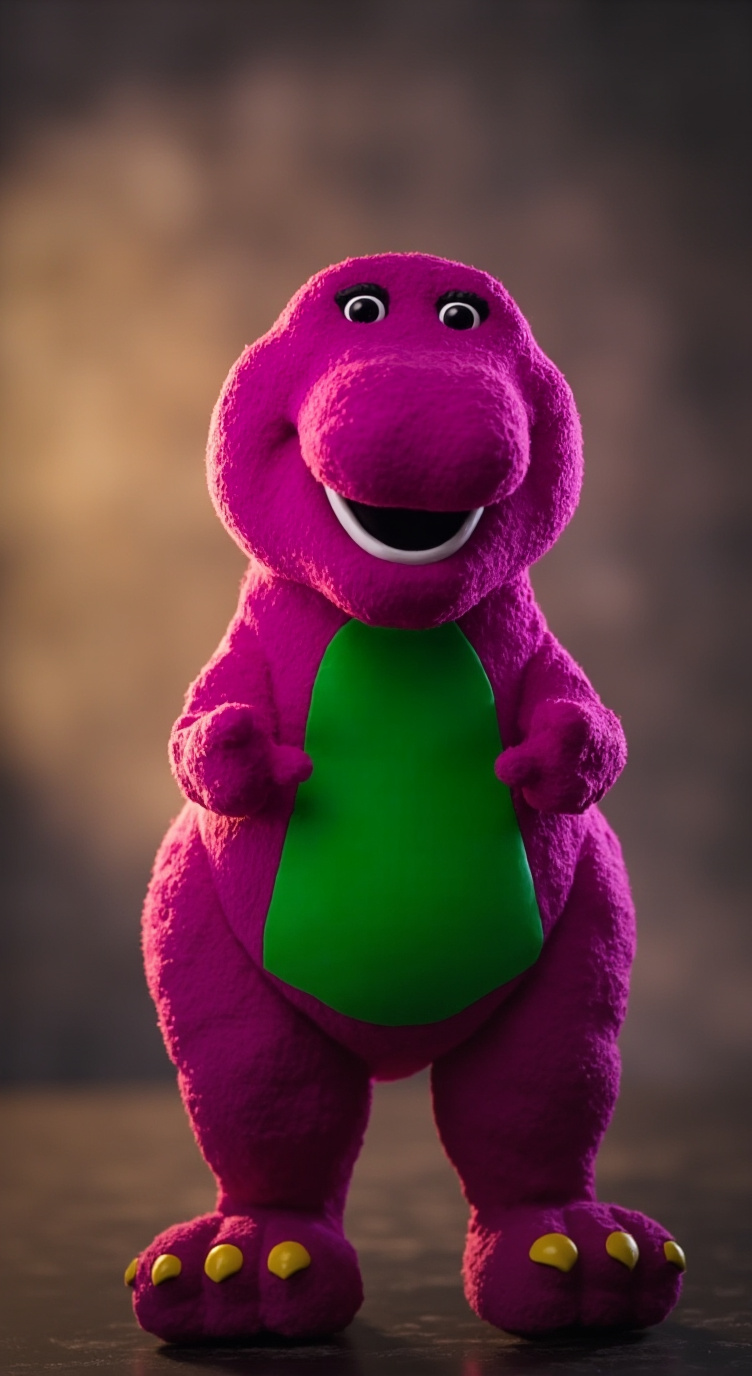 ai character: Barney background