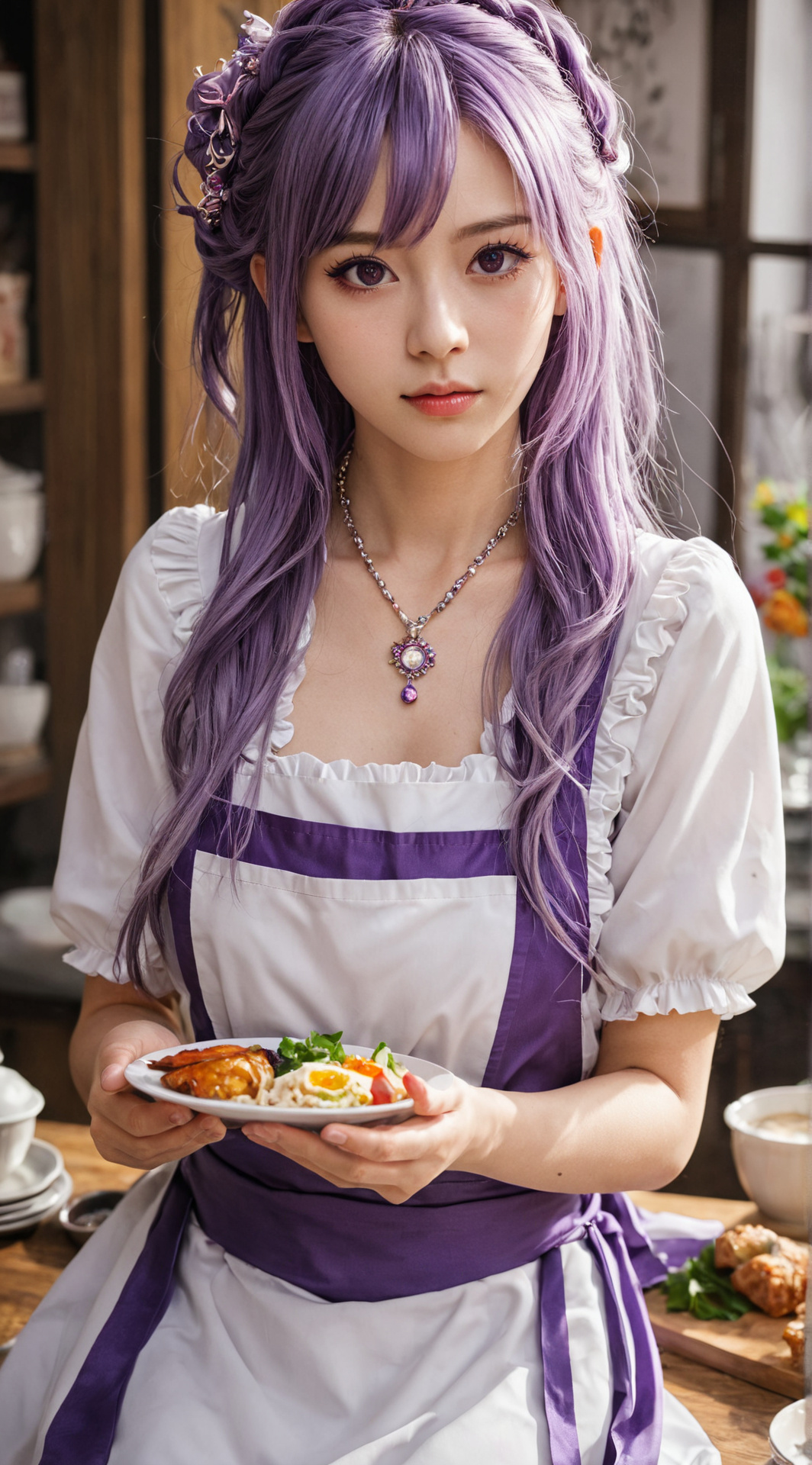ai character: Mi-a background