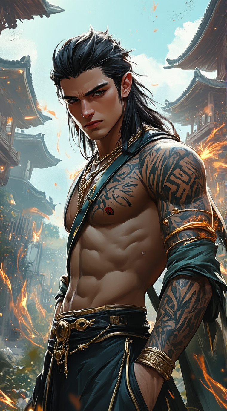 ai character: Kenji background