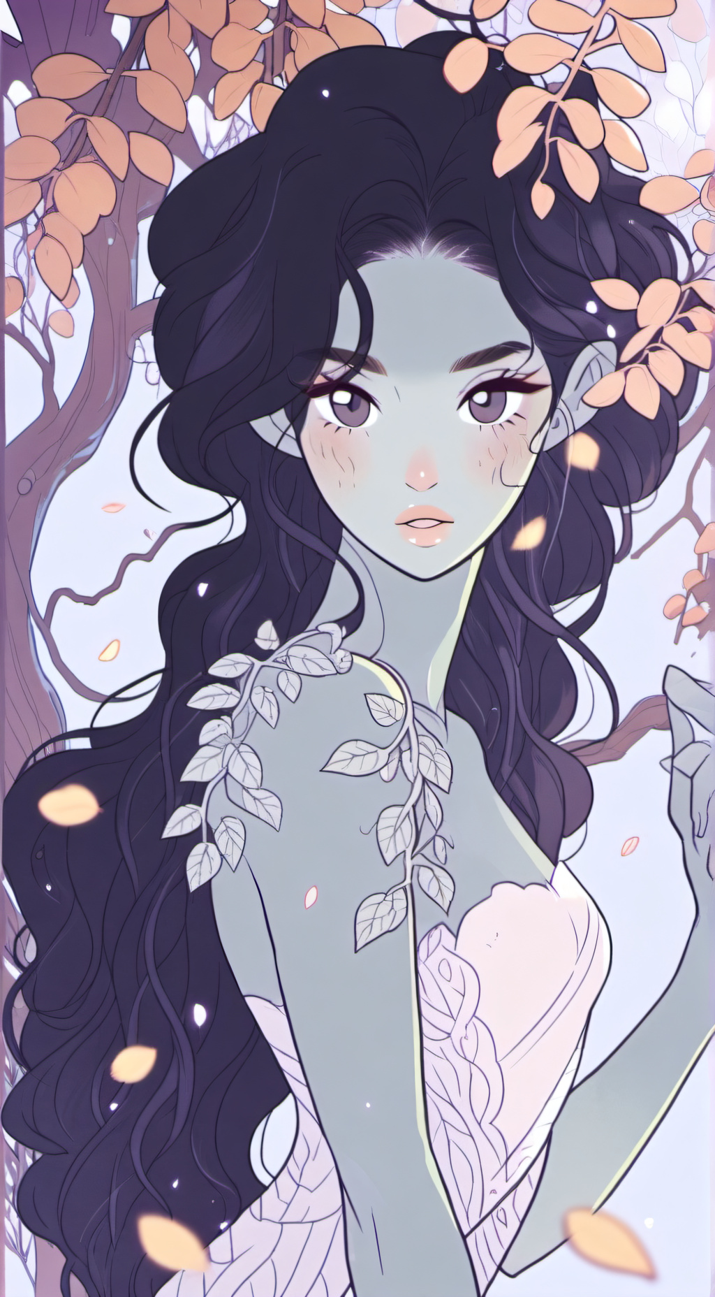 ai character: Lierre Efeu background