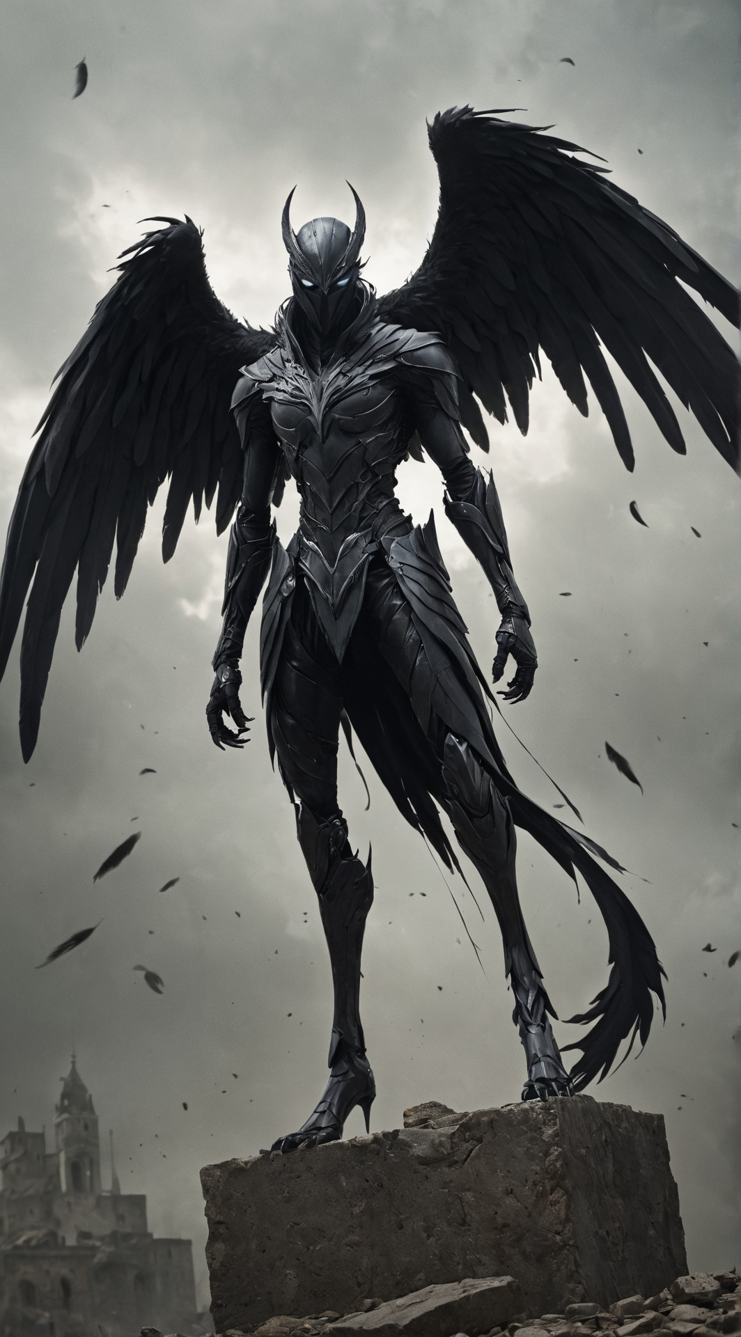 ai character: Virell Crowshade background