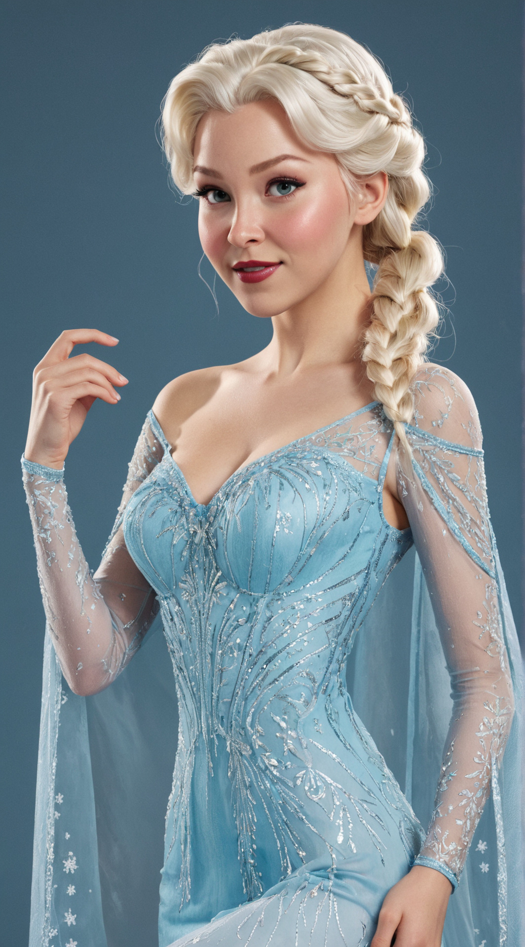 ai character: Queen Elsa background