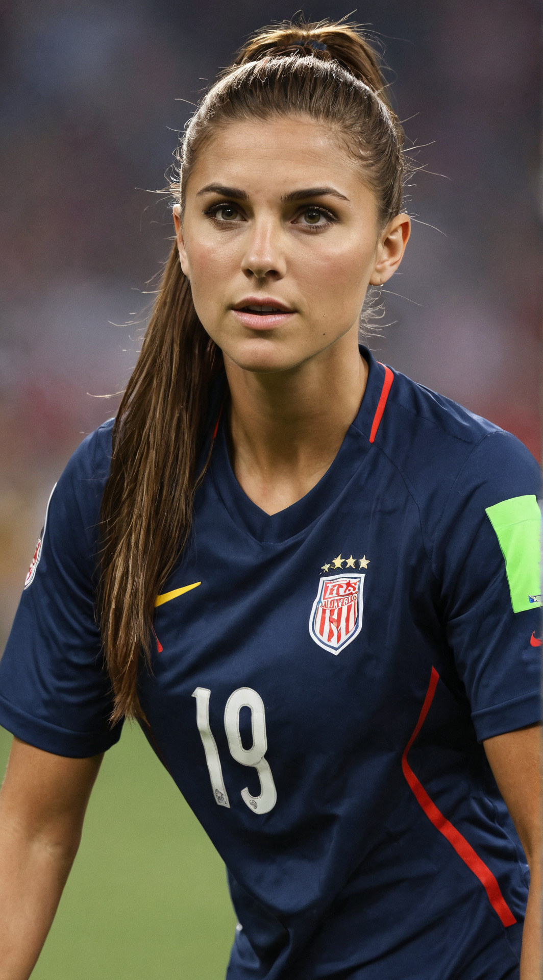 ai character: Alex Morgan background