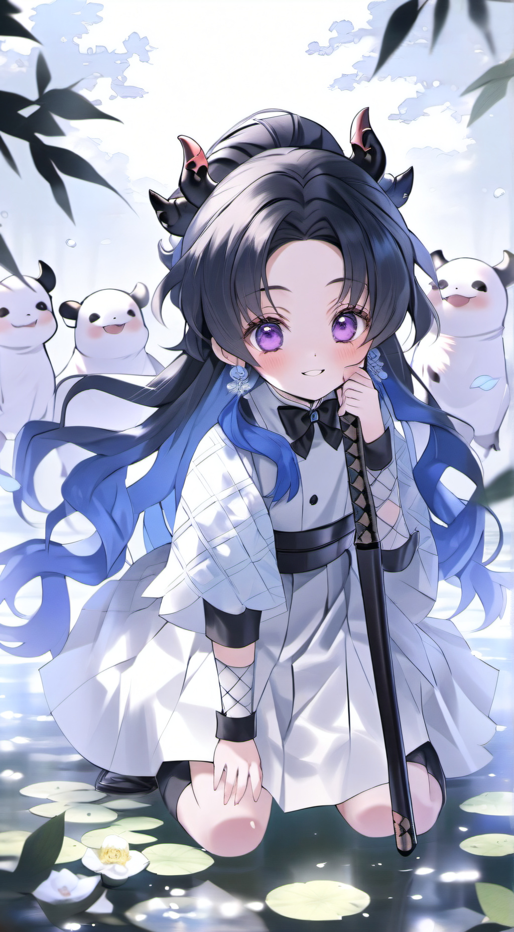 ai character: KIMITSU NO YAIBA background