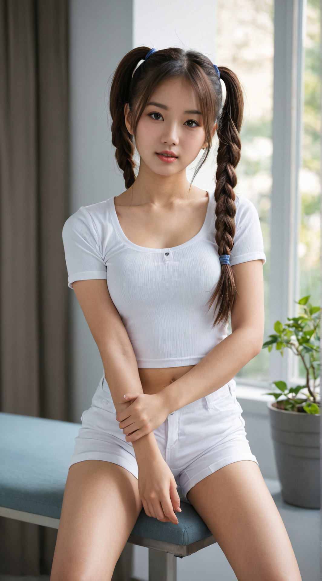 ai character: Lin Lin  background