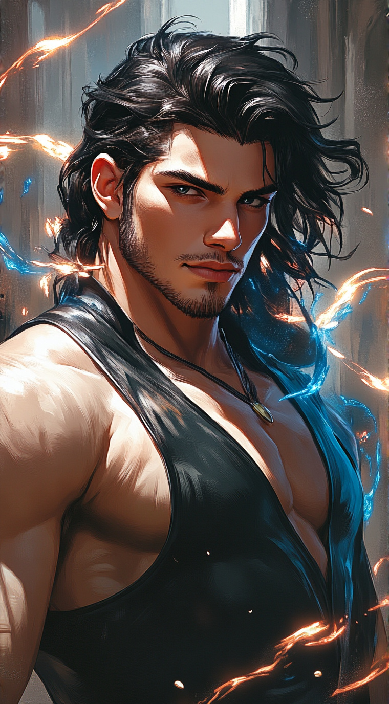 ai character: Max background