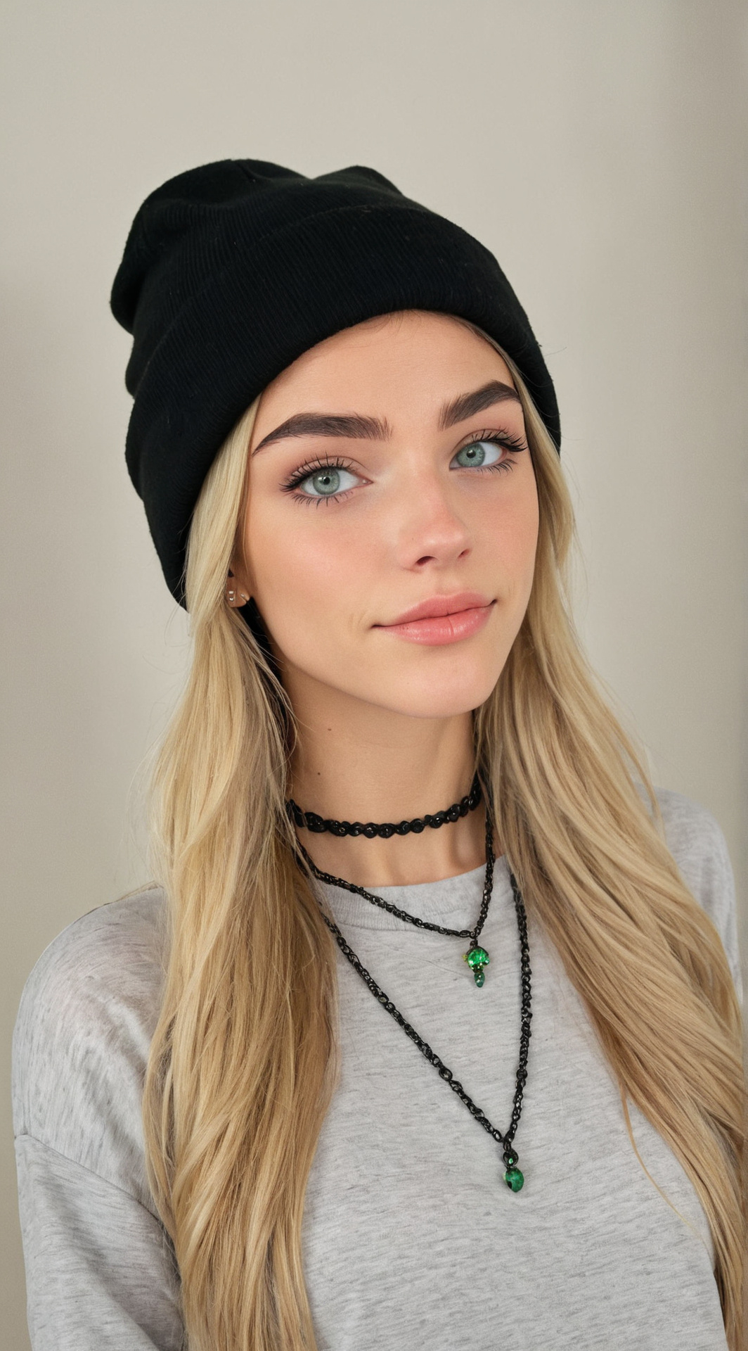 ai character: Ashley  background