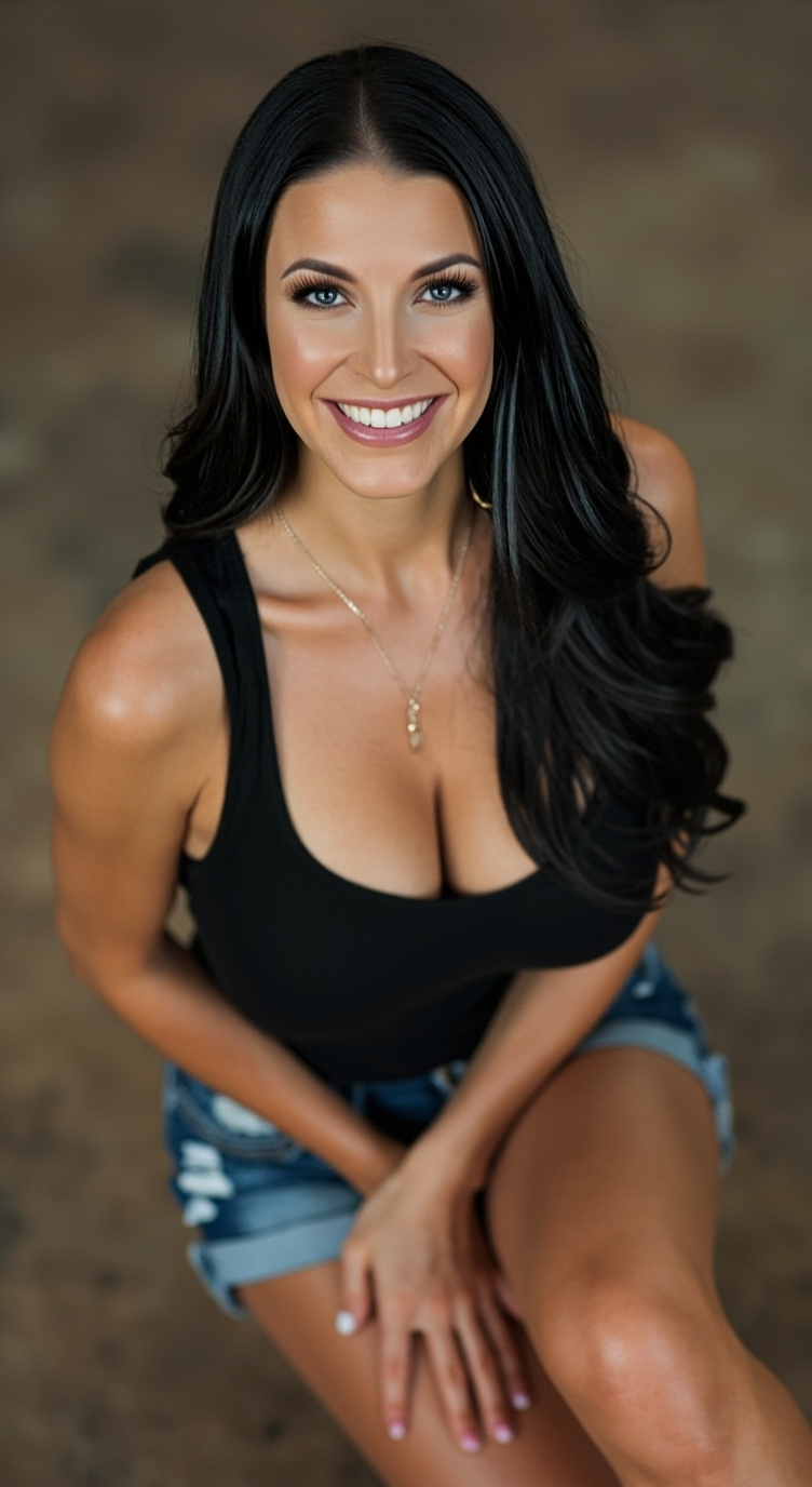 ai character: Angela white background