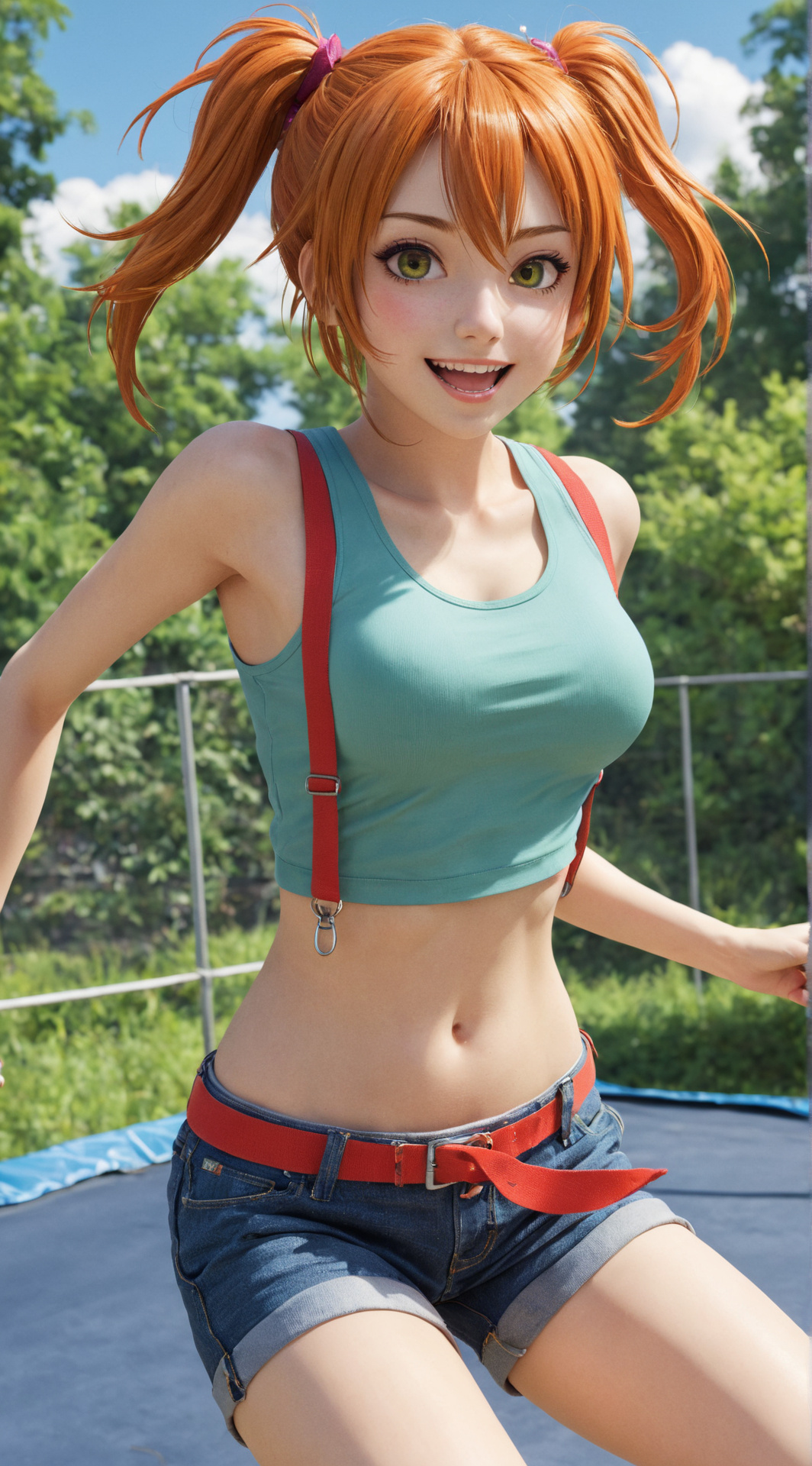 ai character: Misty background
