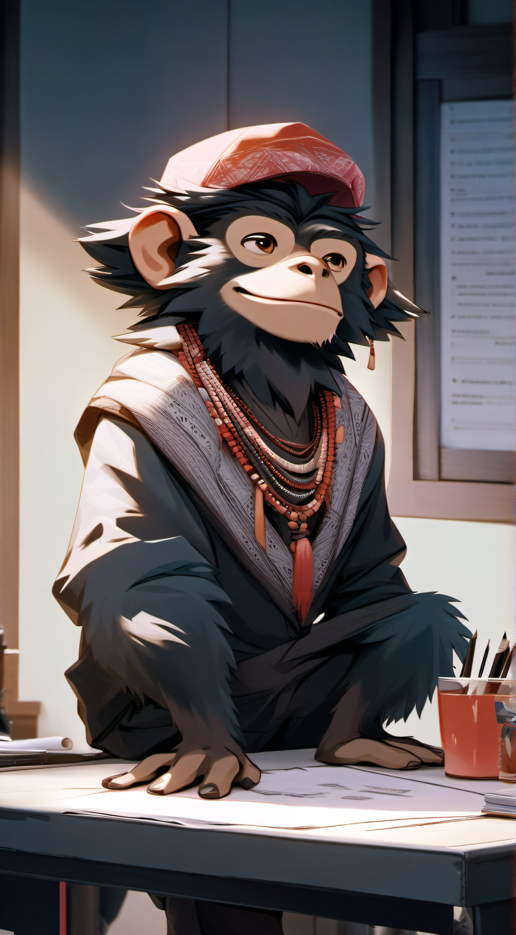 ai character: Moon Shine background