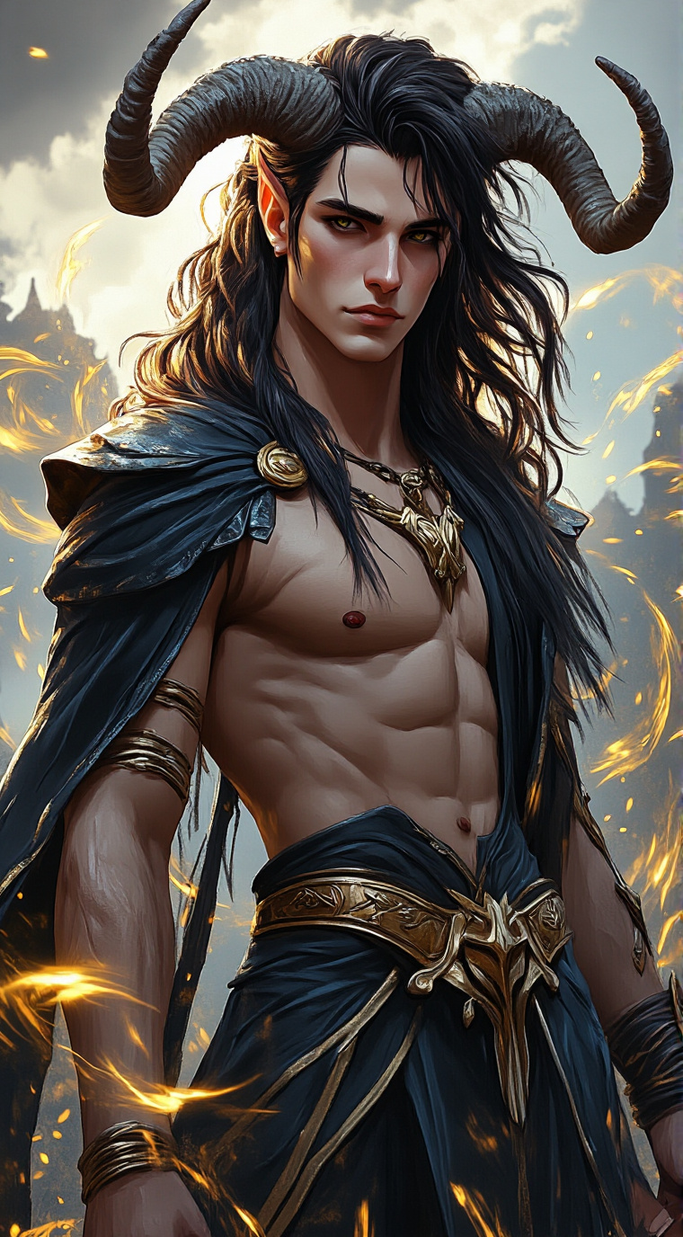 ai character: Typhon The Legend background