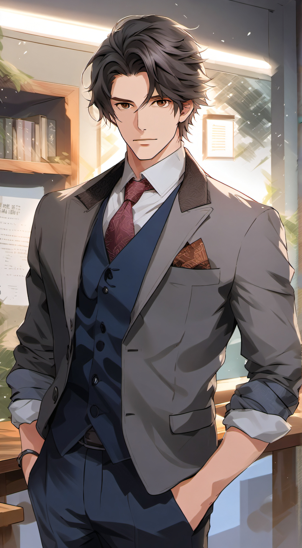 ai character: Alexander H. Honda background