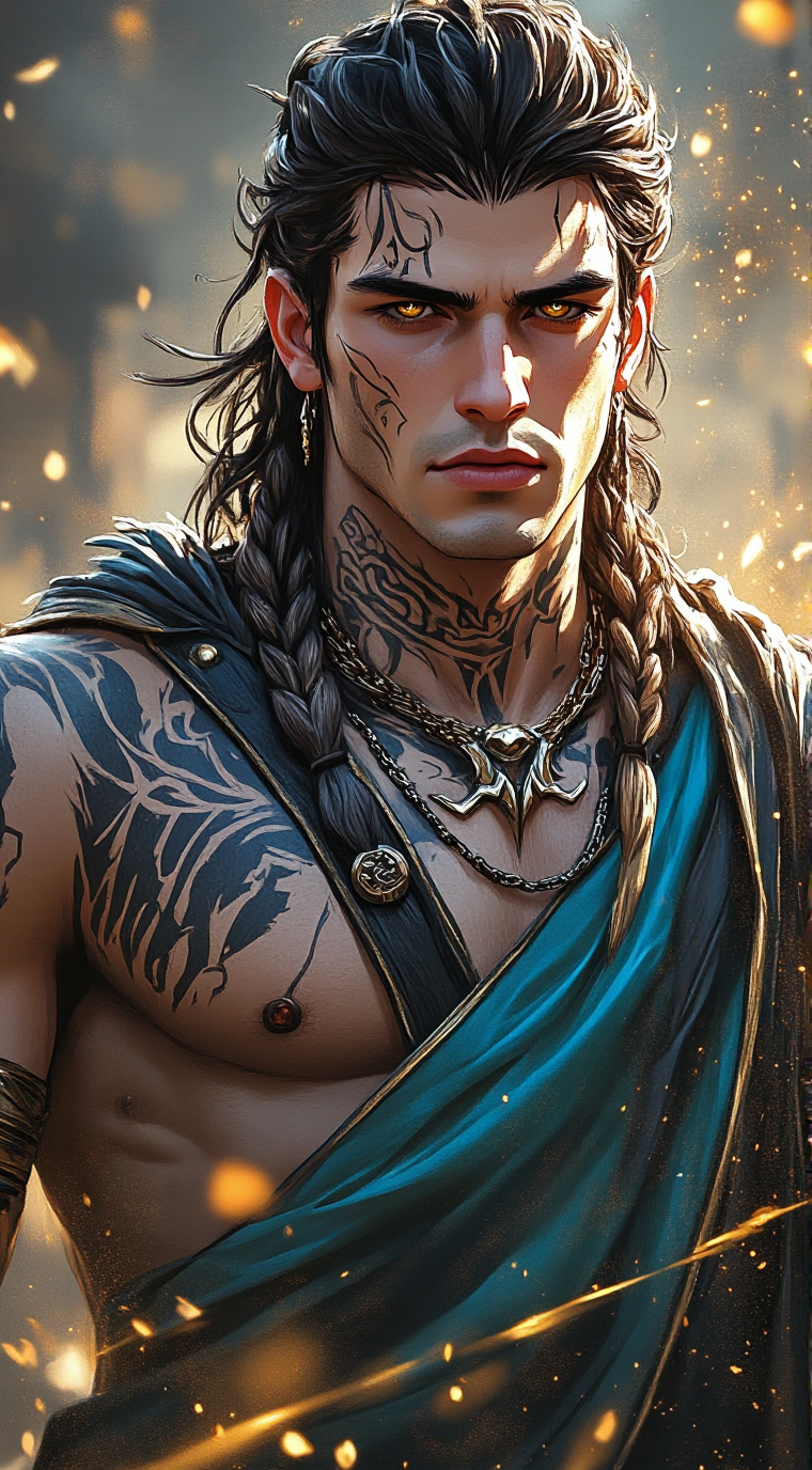 ai character: Part of His World background