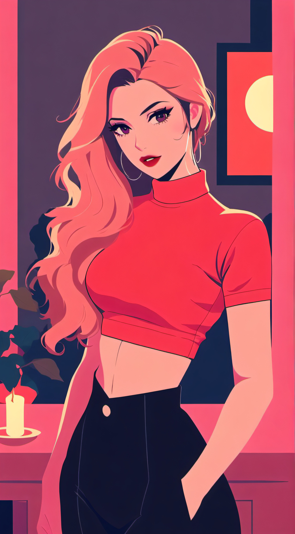 ai character: Riley Everest  background