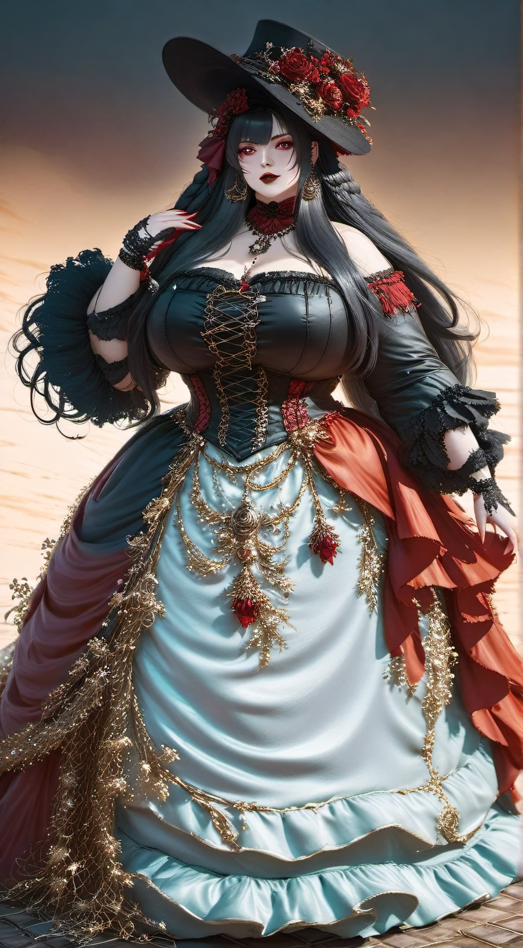 ai character: Vicky Blackmoore background