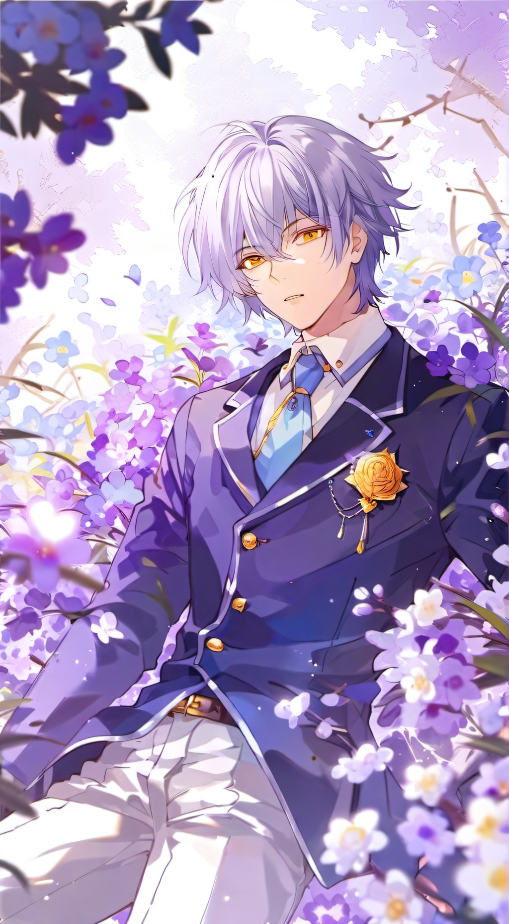 ai character: Orphée  background