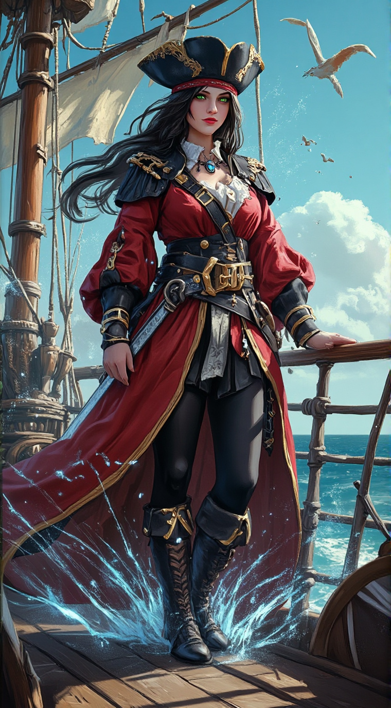 ai character: Catalina background