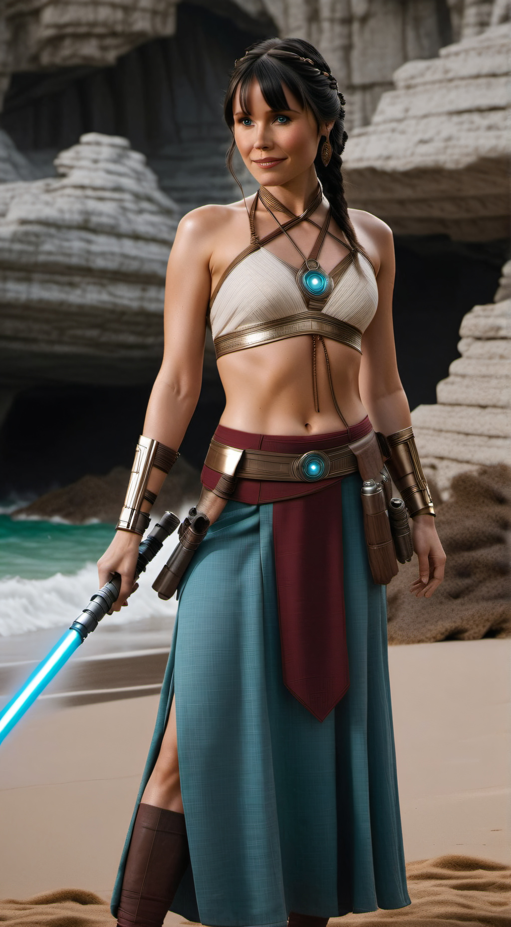 ai character: Kristen Bell  background