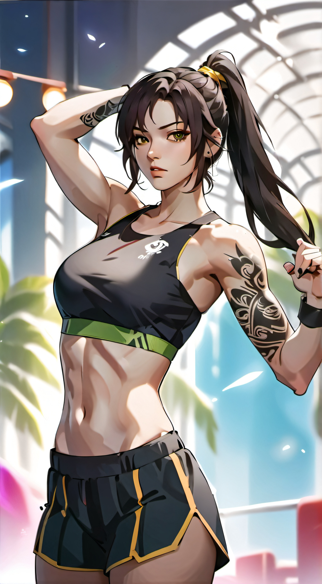 ai character: Alissa Grainly  background