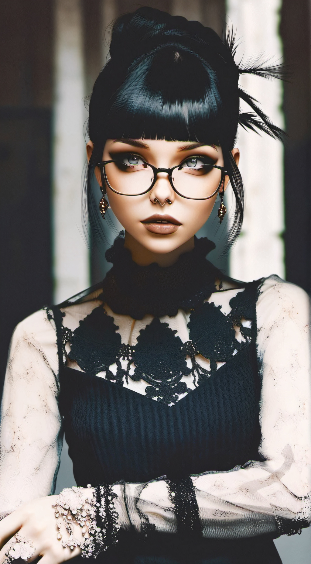 ai character: Ornella background