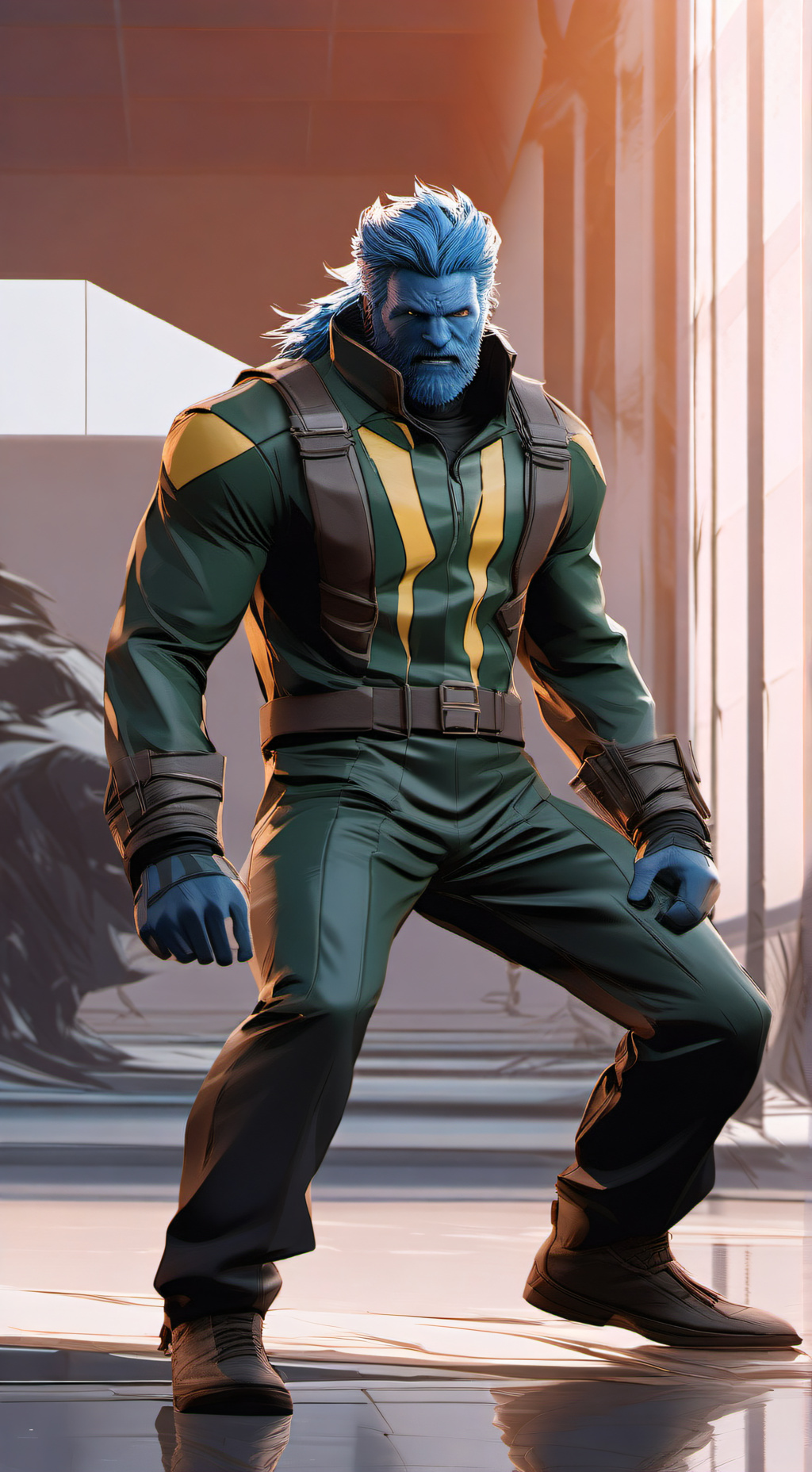 ai character: Beast (Squid Game) background