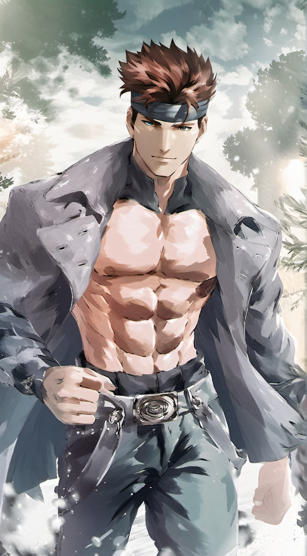 ai character: Solid Snake-David background
