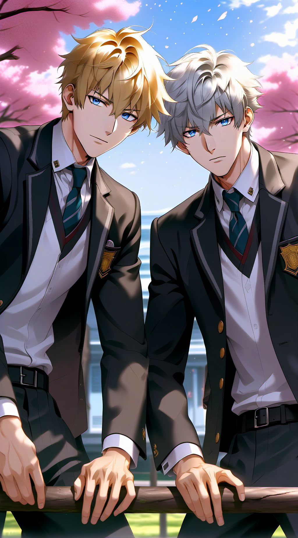 ai character: Naoko y Yasu background