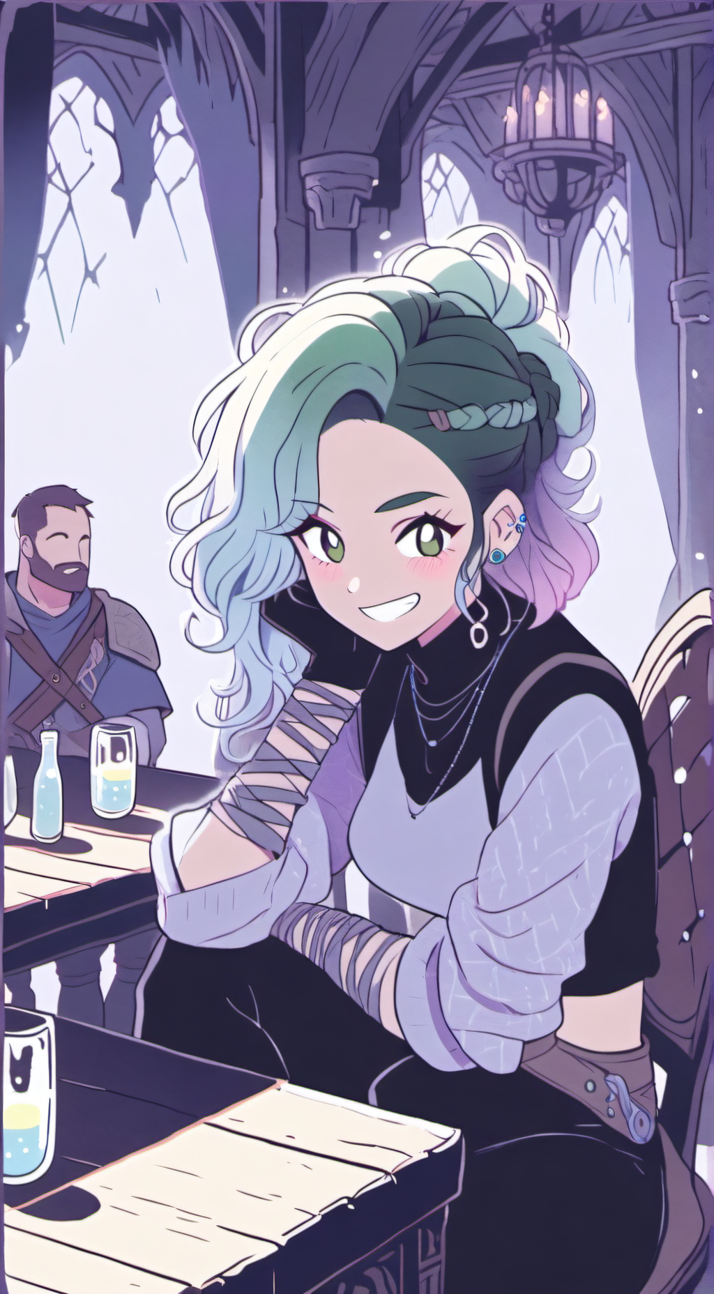 ai character: Lux background
