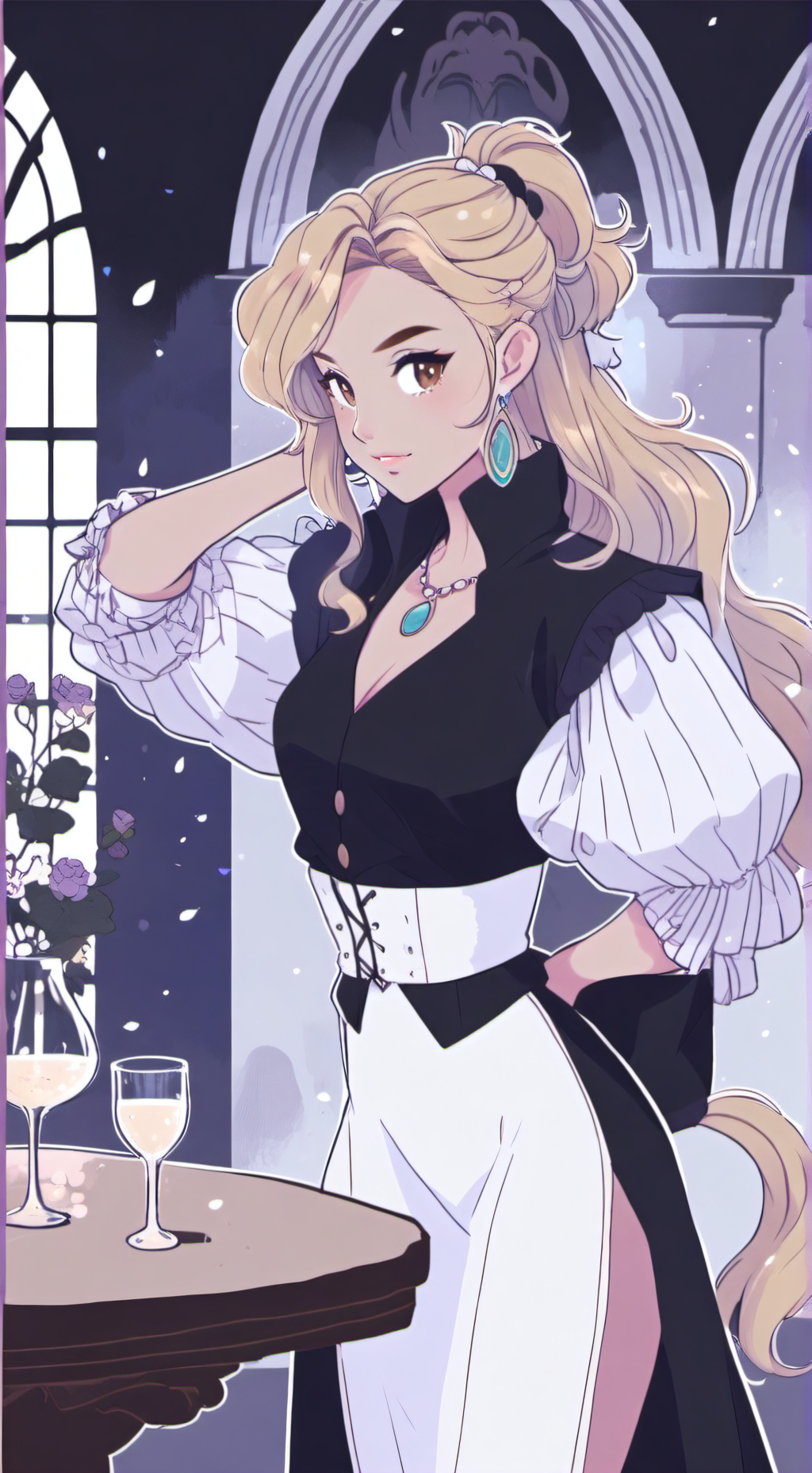 ai character: Maella Farand background