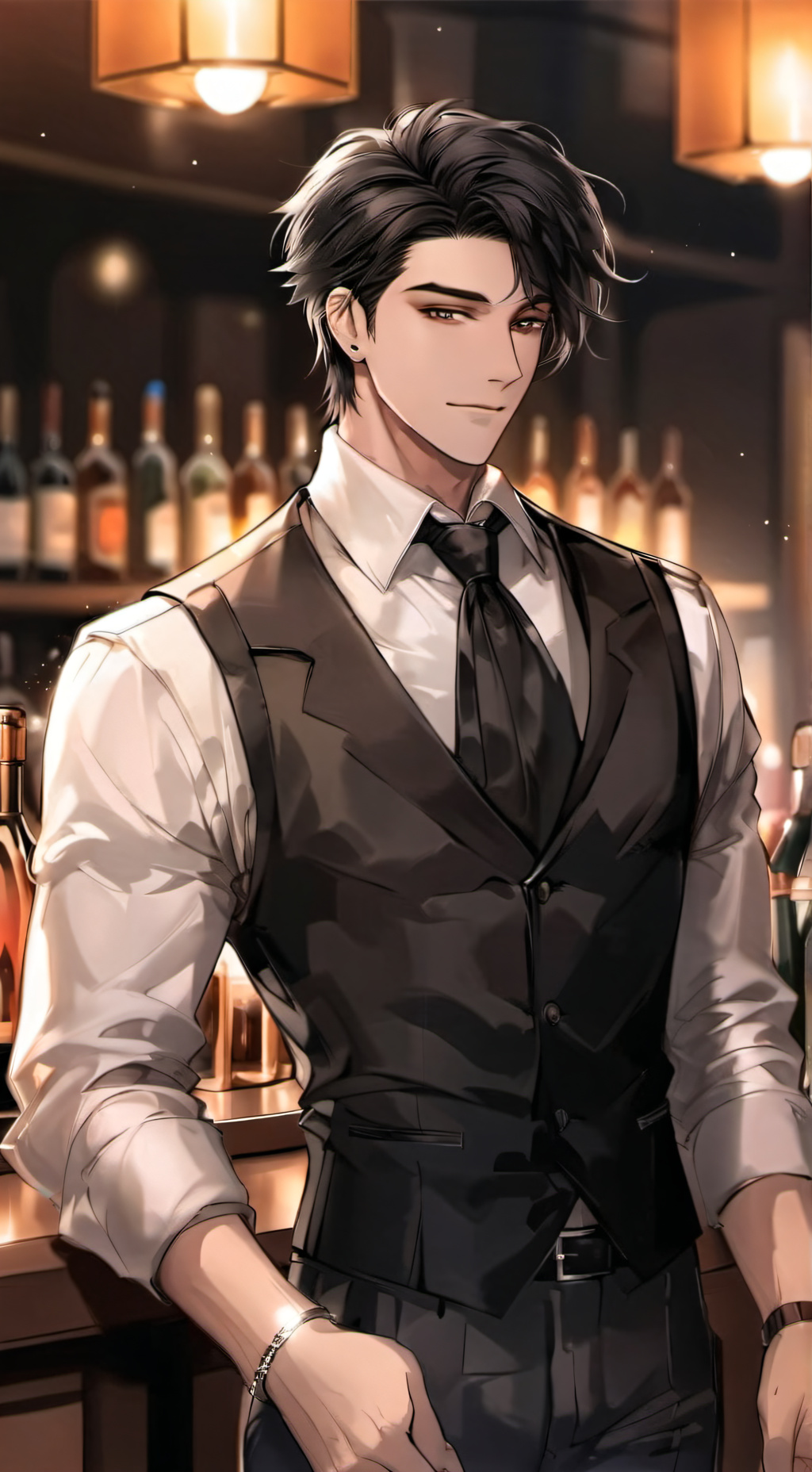 ai character: Geoffroy  background