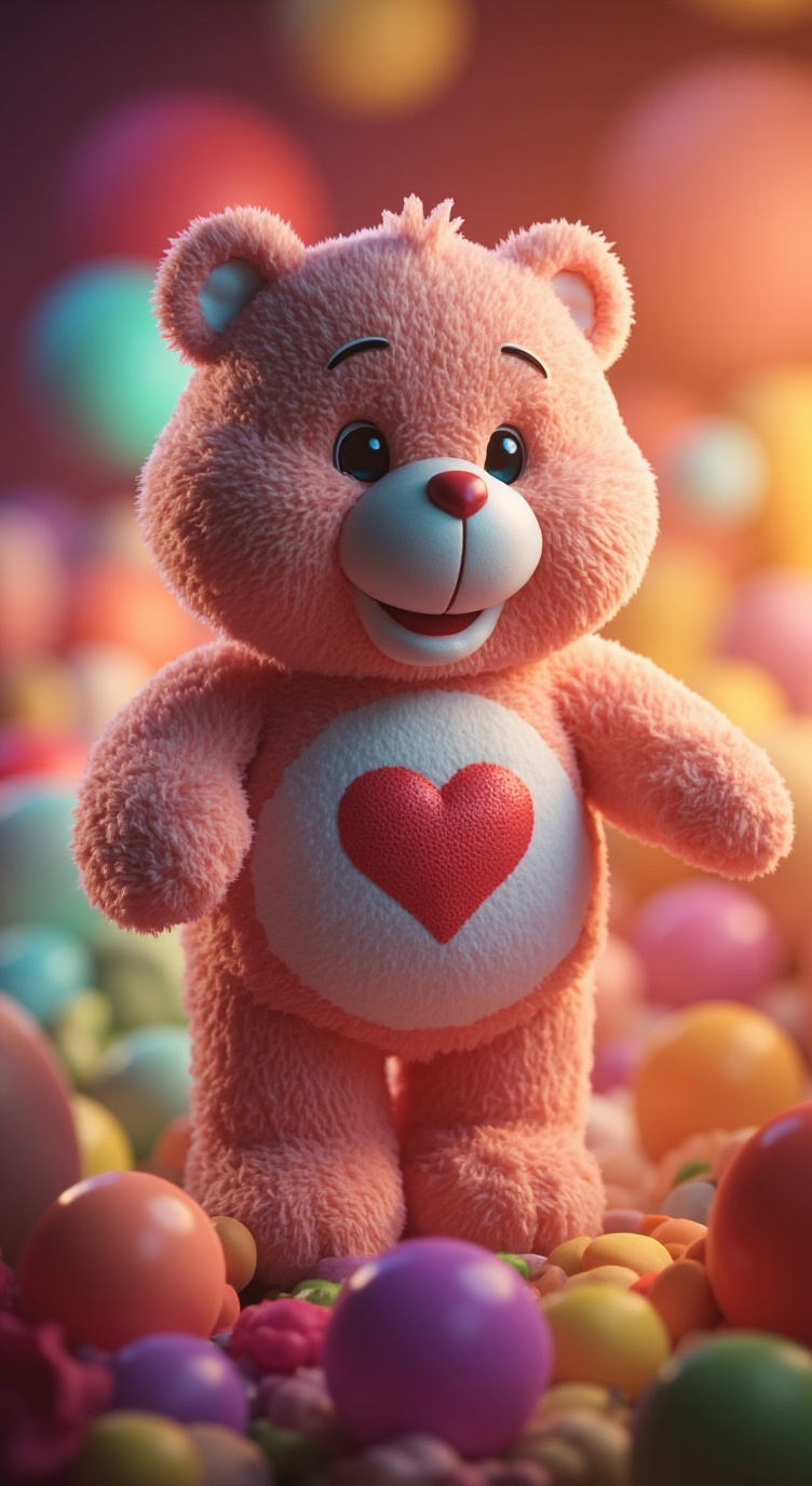 ai character: CareBears background