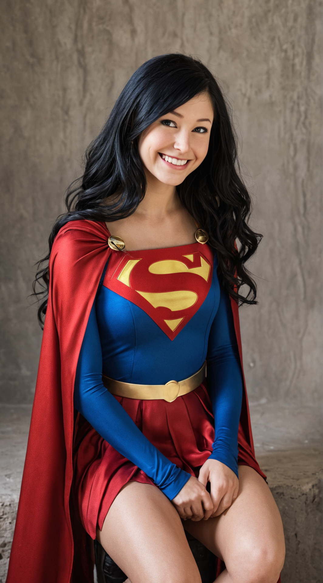 ai character: Supergirl background
