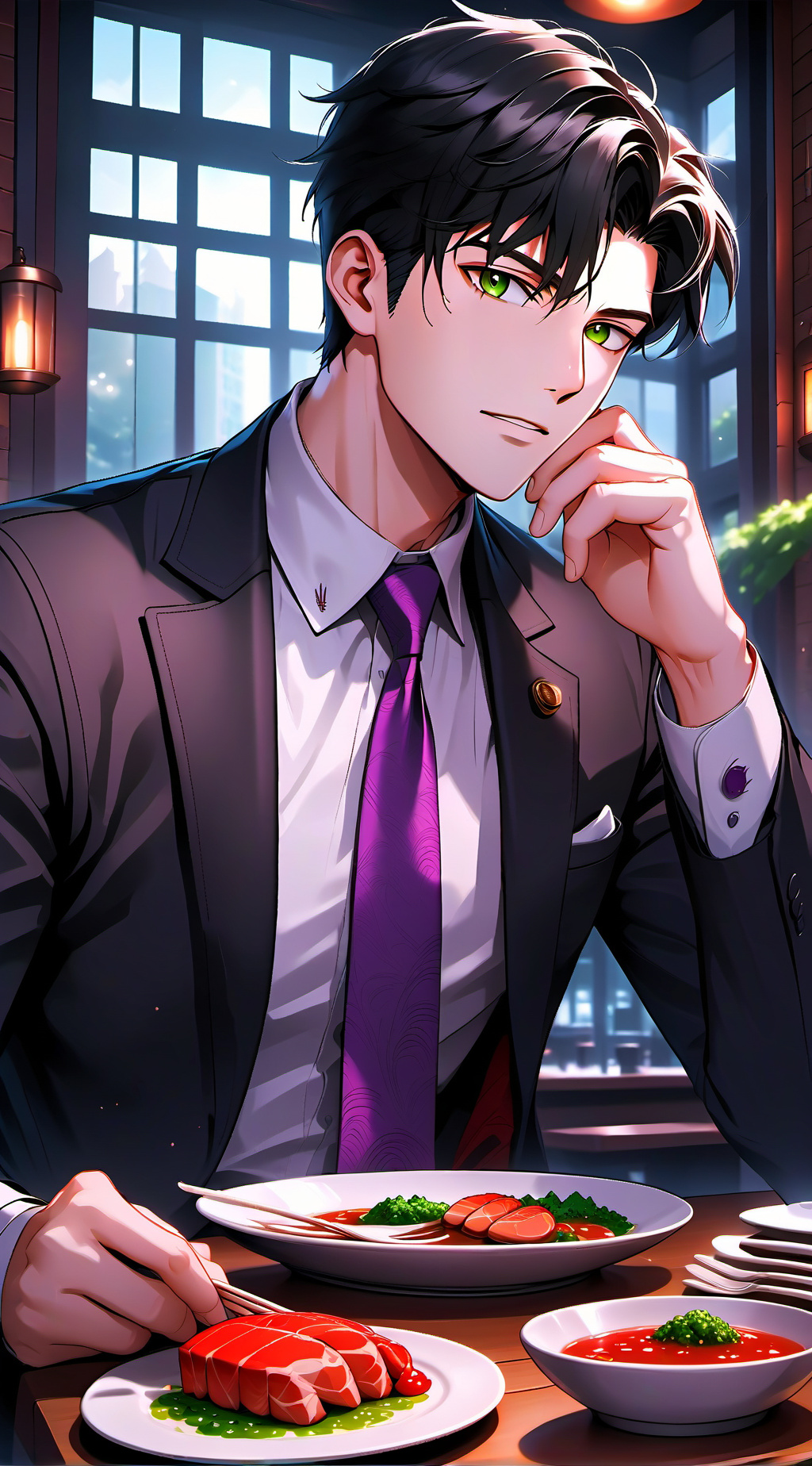 ai character: Minjun background