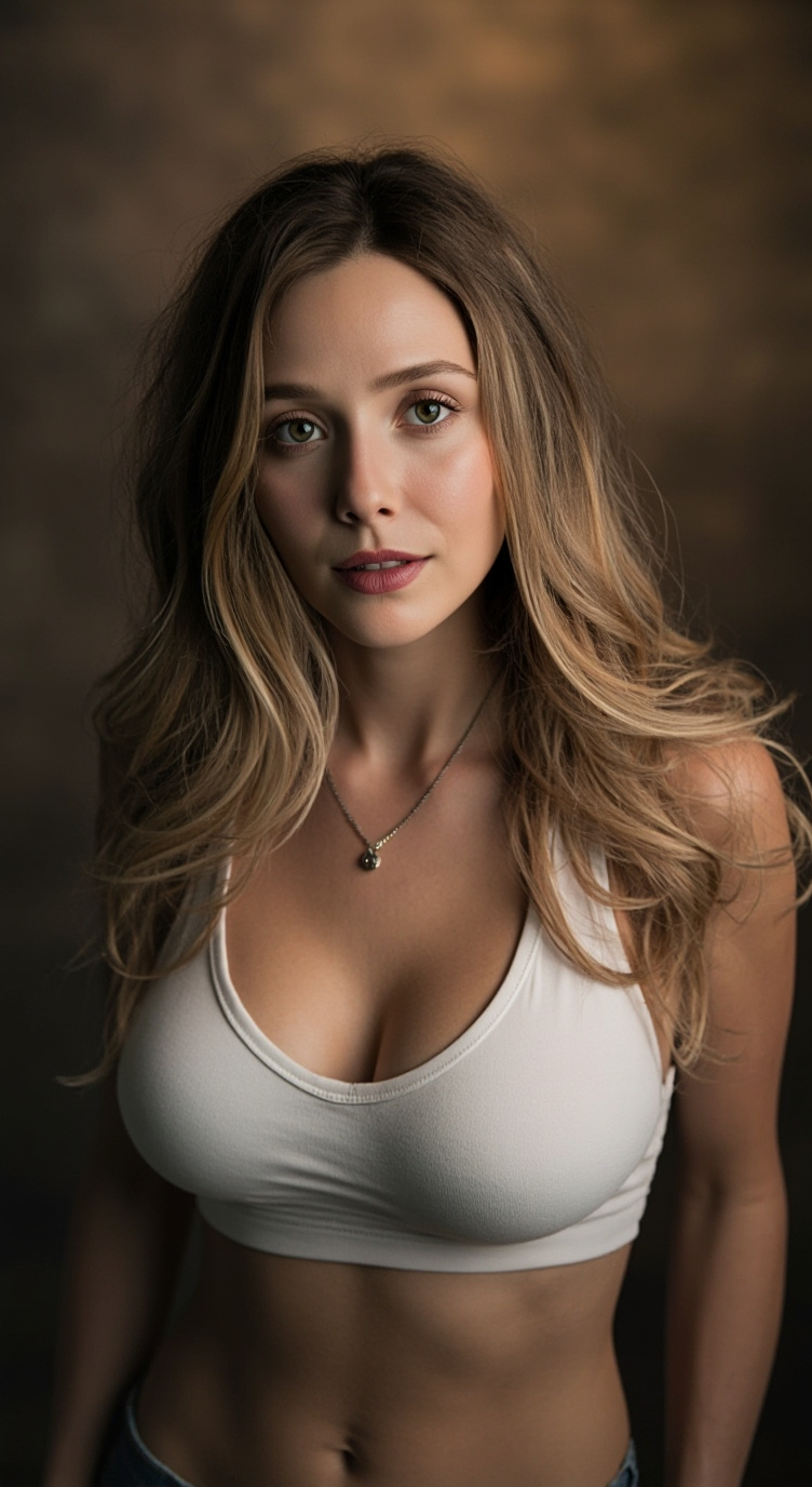 ai character: Elizabeth Olsen background