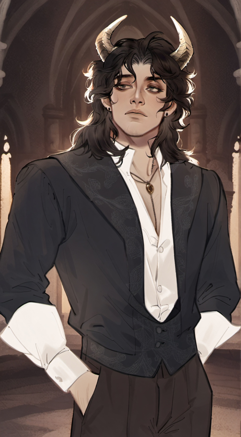 ai character: Beast background