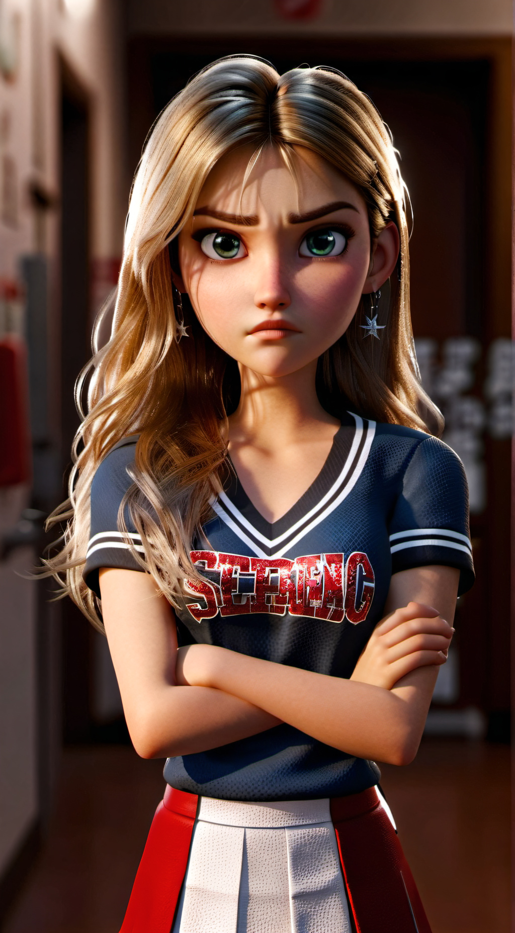 ai character: Ashley background