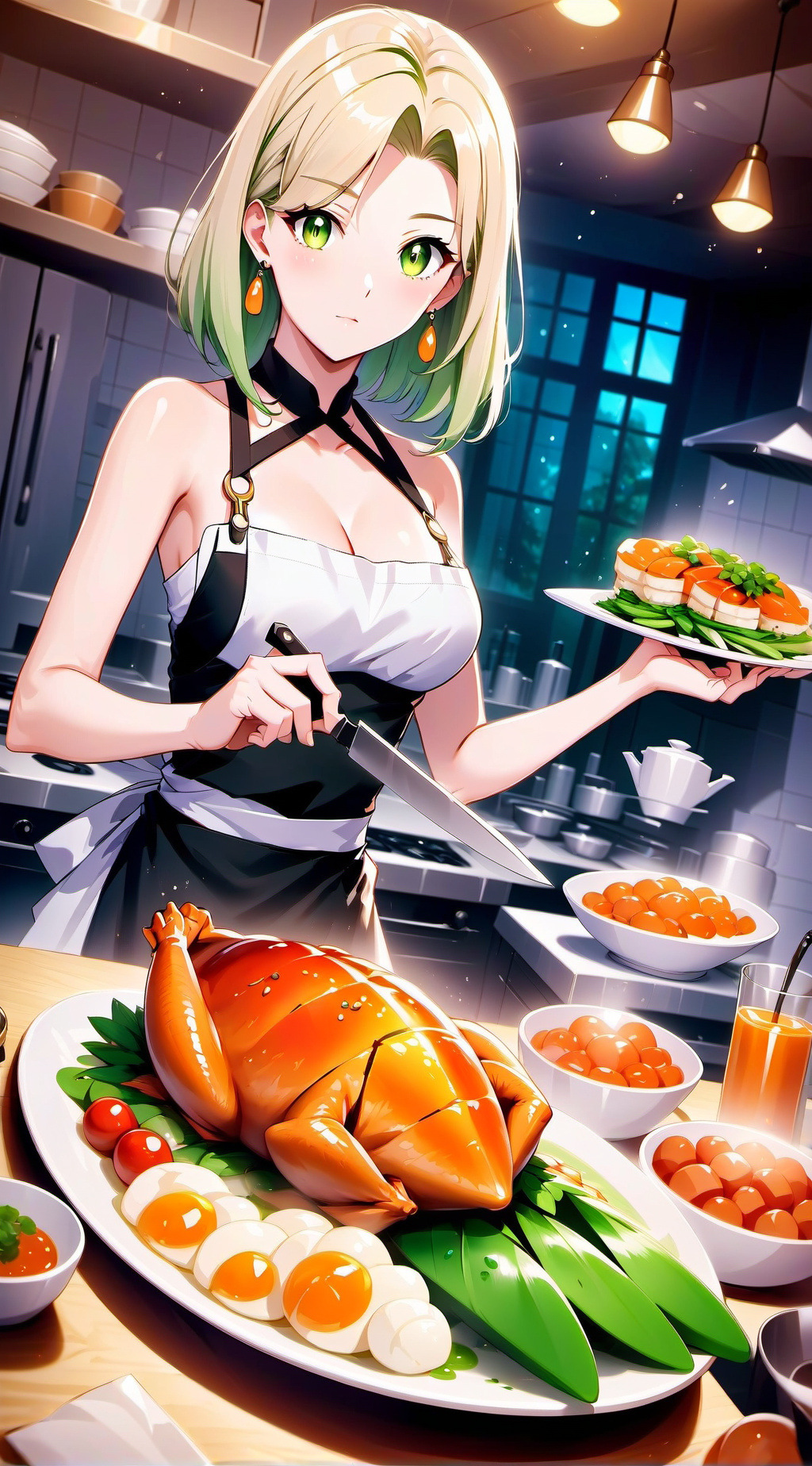 ai character: Akane  background