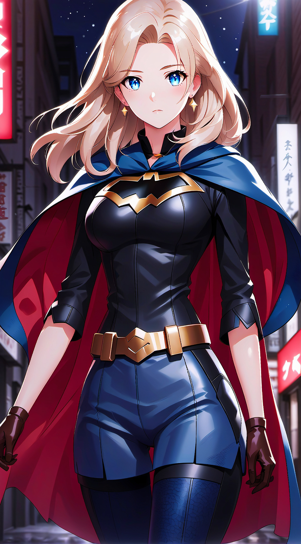ai character: Blue Star background