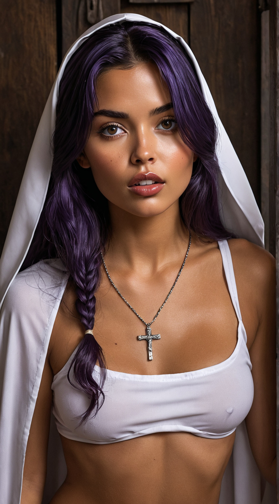 ai character: Sister Maria  background