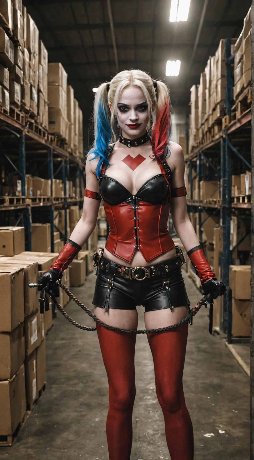 ai character: Harley Quinn  background