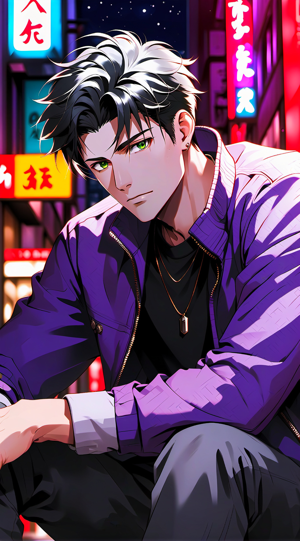ai character: Tae-hyung background